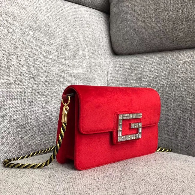 Gucci Shoulder bag with Square G 544242 red