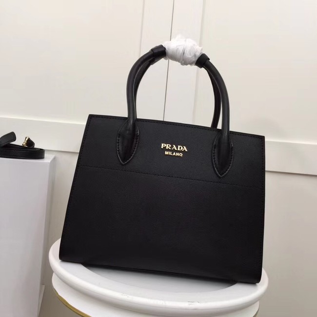 Prada Calf leather bag 1BA050 black&red