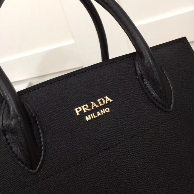 Prada Calf leather bag 1BA050 black&red