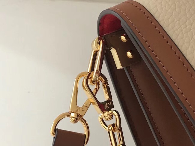 Louis Vuitton original SAINT SULPICE PM M44391 apricot with red