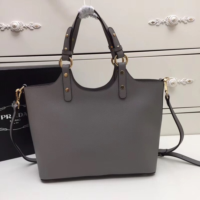 Prada Calf leather bag 2209 grey