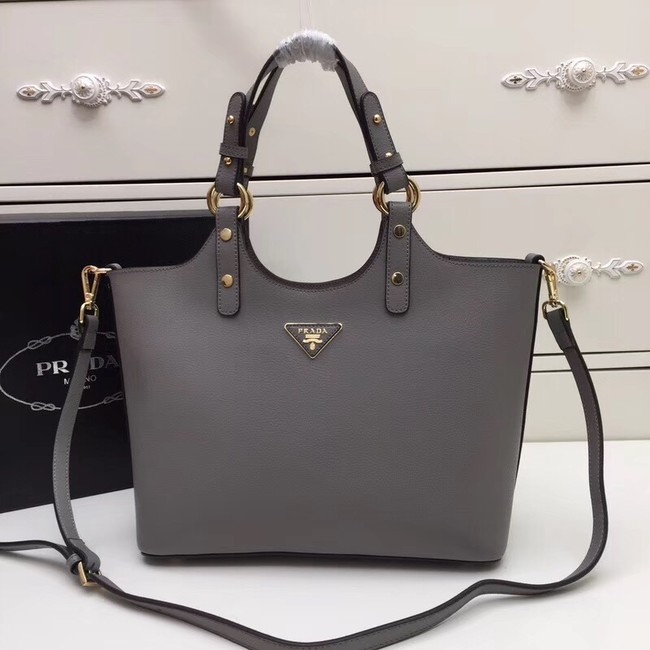 Prada Calf leather bag 2209 grey