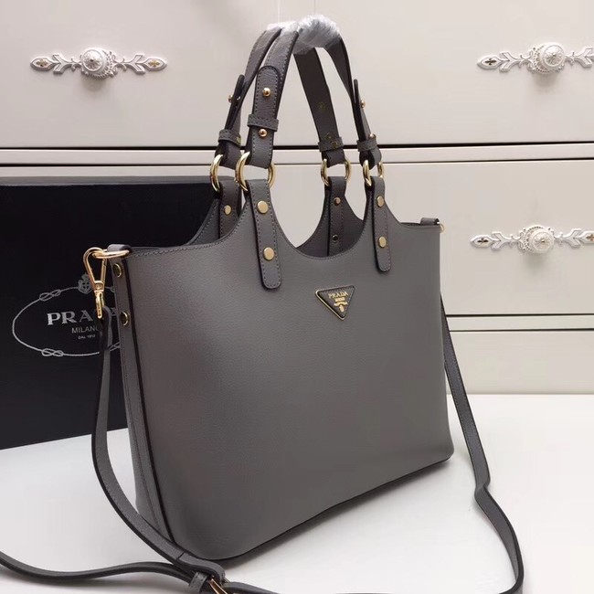 Prada Calf leather bag 2209 grey