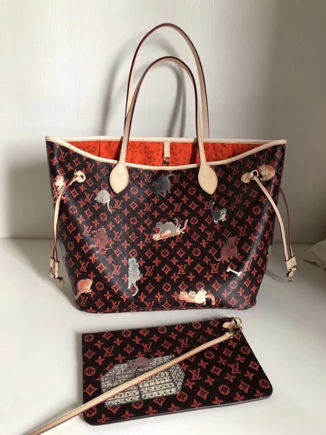 Louis Vuitton Original Monogram Canvas NEVERFULL MM M44441