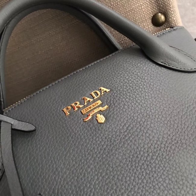 Prada Calf leather bag 1BH111 grey