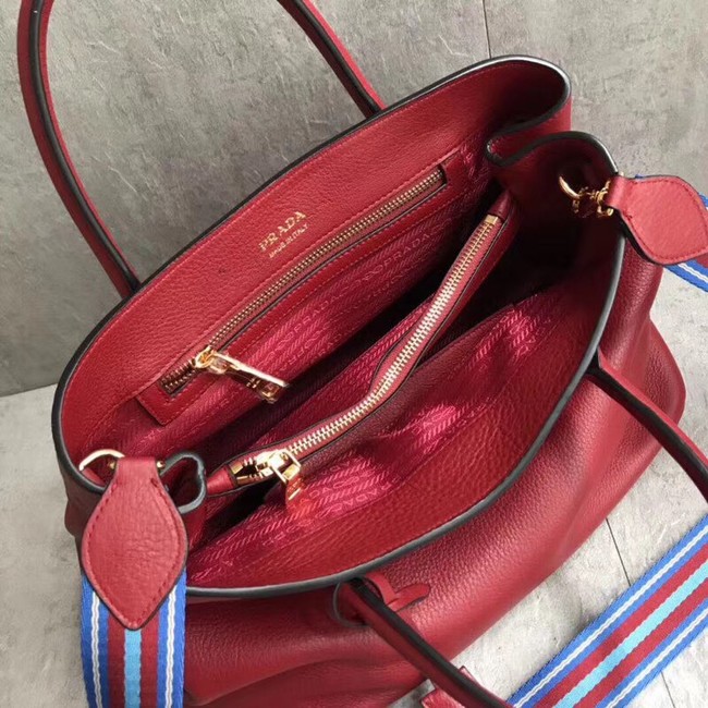 Prada Calf leather bag BN1579 red