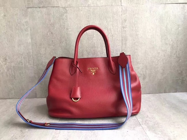 Prada Calf leather bag BN1579 red