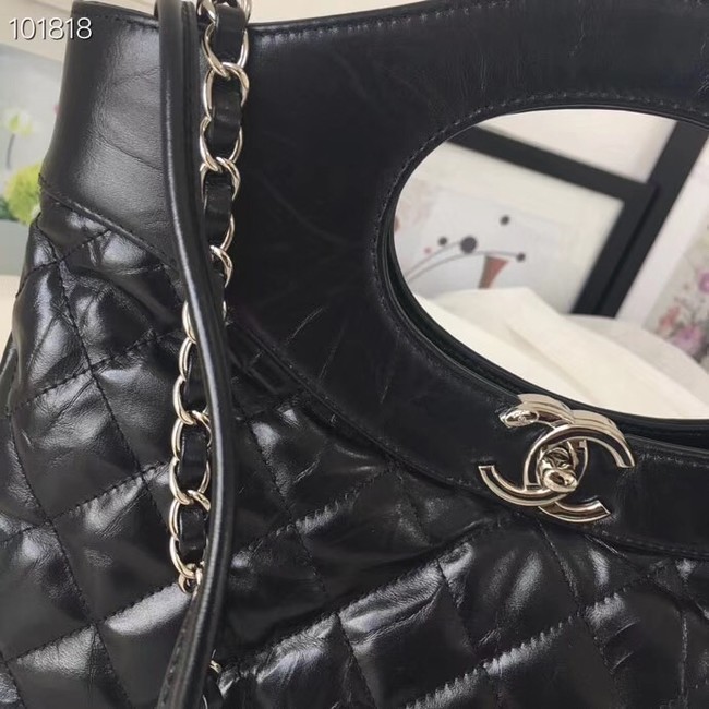 chanel 31 small shopping bag AS0091 black