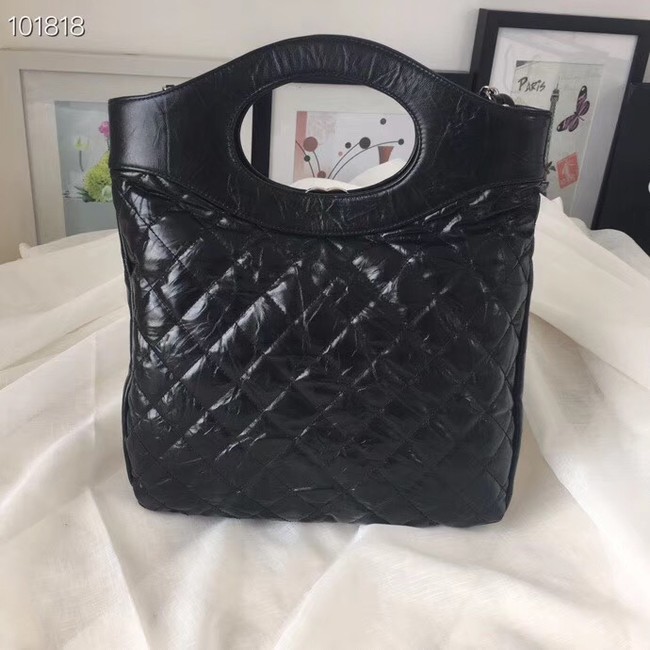 chanel 31 small shopping bag AS0091 black