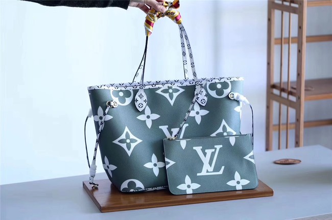 Louis Vuitton Original Monogram Canvas NEVERFULL M41177 green