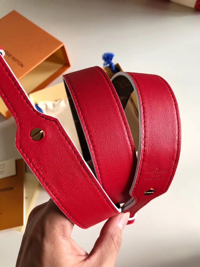 Louis Vuitton Strap 110CM 0361 red