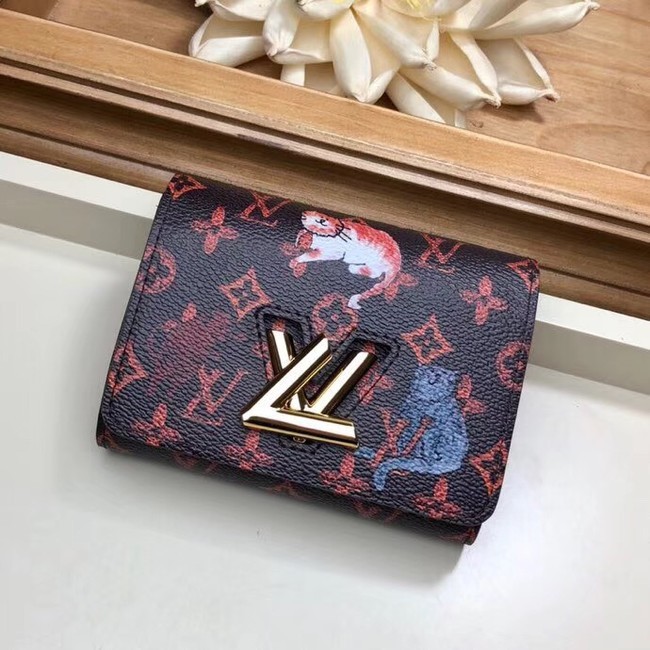 Louis Vuitton Twist Compact Wallet M63889 orange