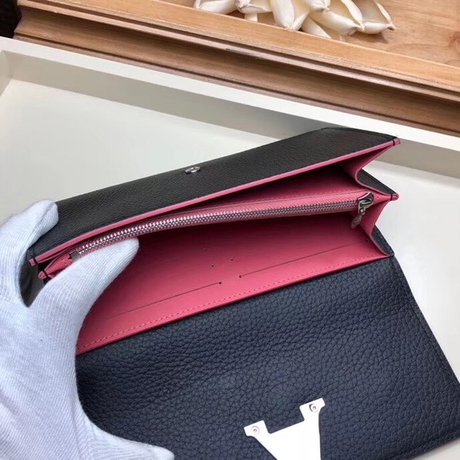 Louis Vuitton original CAPUCINES WALLET M63211 pink