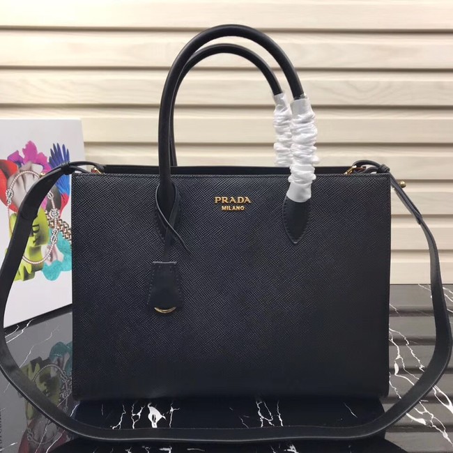 Prada Saffiano Leather Tote Large 1BA153 black