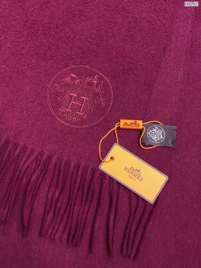 Hermes Cashmere scarf H2599 fuchsia