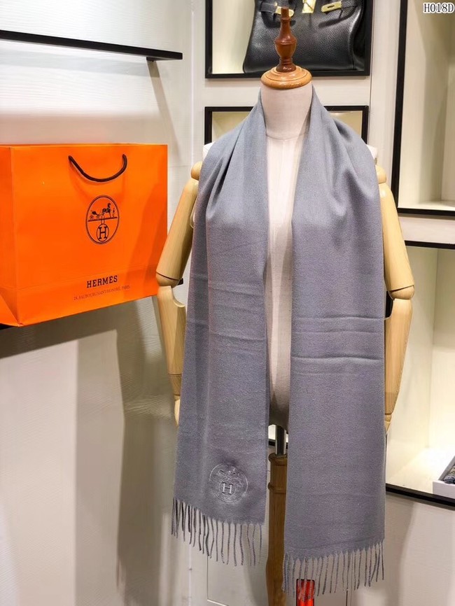 Hermes Cashmere scarf H2599 grey