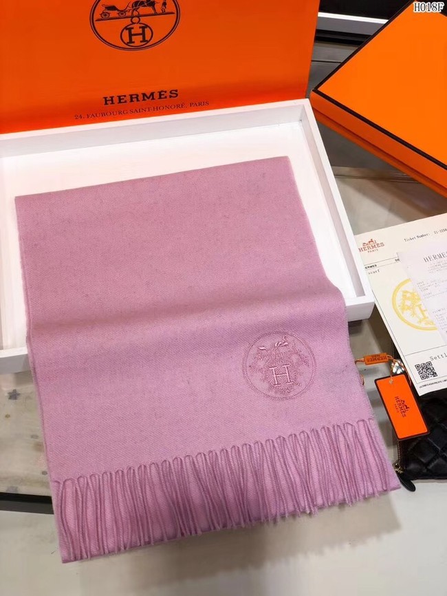 Hermes Cashmere scarf H2599 pink