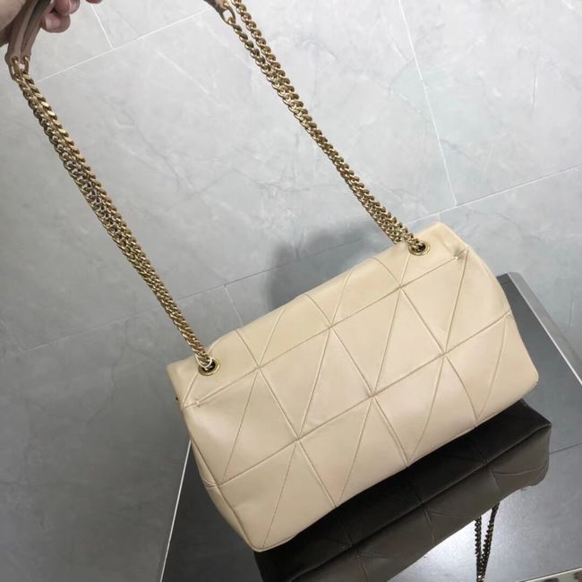 SAINT LAURENT Jamie leather quilted shoulder bag 515821 Cream