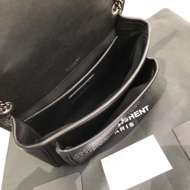 SAINT LAURENT Niki leather shoulder bag Y530337 black