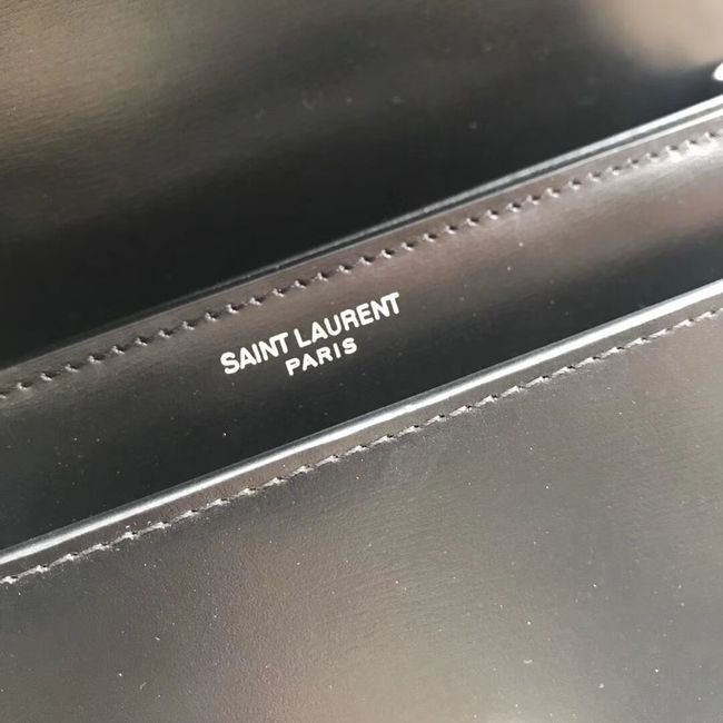 SAINT LAURENT leather shoulder bag Y550228 black