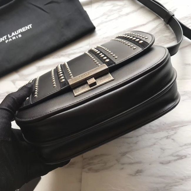 SAINT LAURENT leather shoulder bag Y550257 black