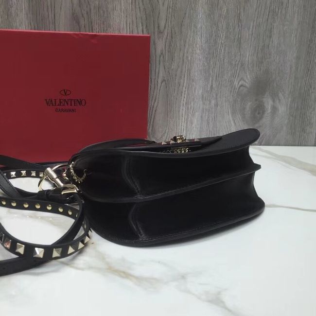 VALENTINO Candy quilted leather cross-body bag V3410 black