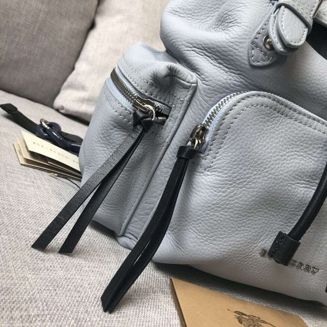 BURBERRY Leather backpack 48791 grey