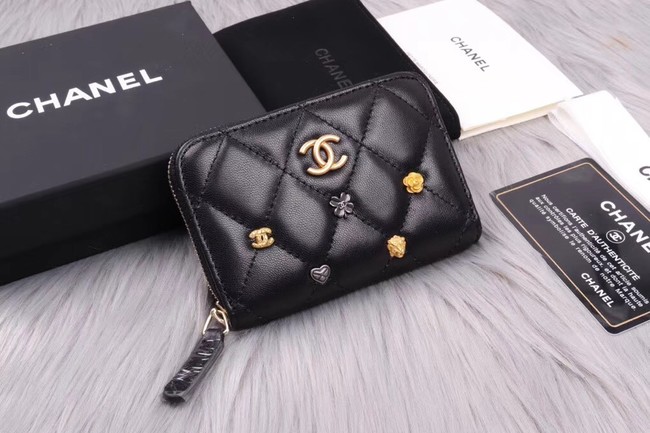 Chanel classic card holder A81610 black