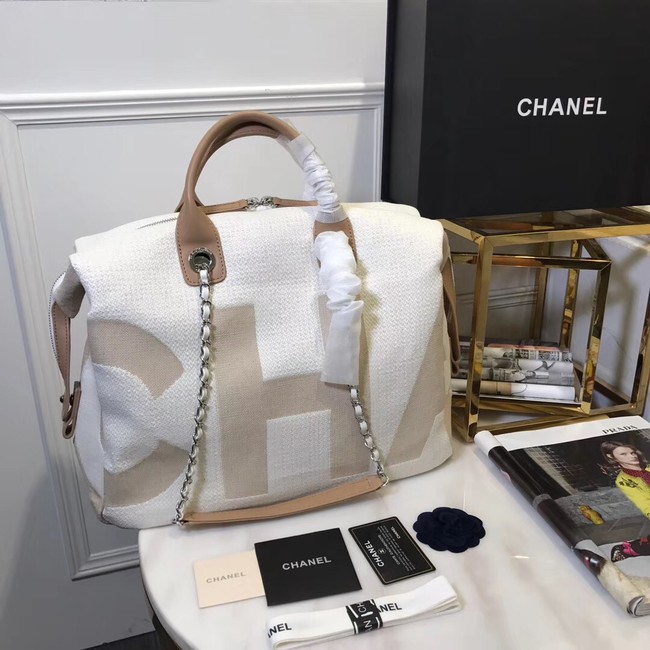 Chanel large shopping bag C3403 cream