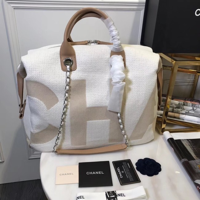 Chanel large shopping bag C3403 cream