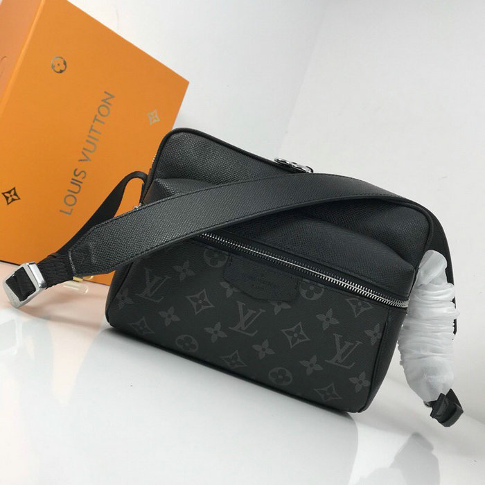 Louis Vuitton Monogram Canvas Messenger PM Black M43845