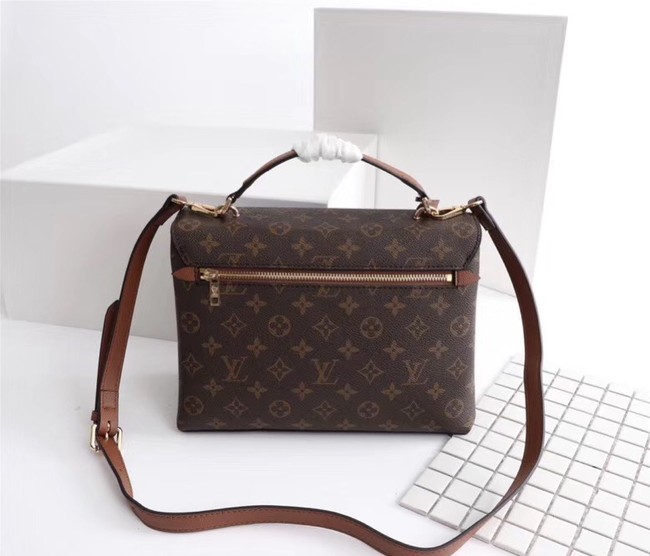 Louis Vuitton Monogram Canvas Pochette Metis Bag M54879 brown