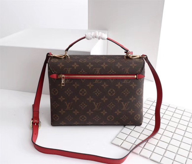 Louis Vuitton Monogram Canvas Pochette Metis Bag M54879 red