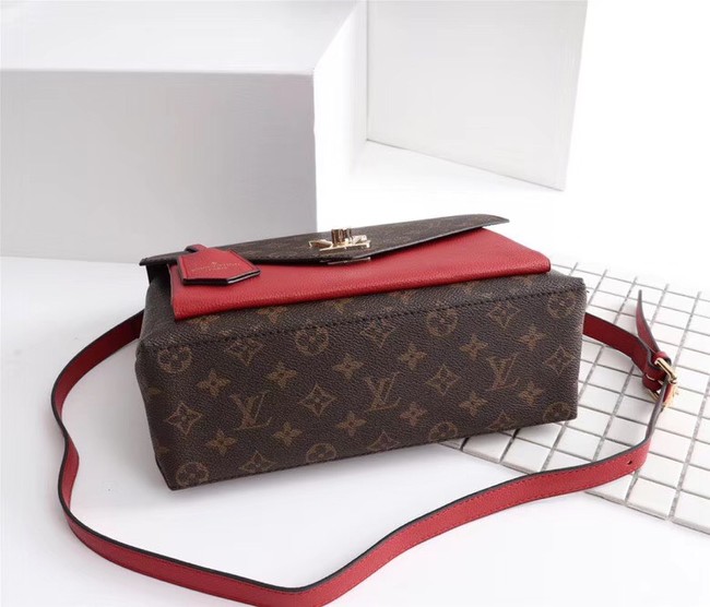 Louis Vuitton Monogram Canvas Pochette Metis Bag M54879 red