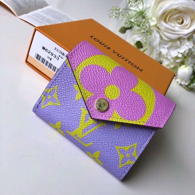 Louis vuitton original ZOE WALLET M62933 purple