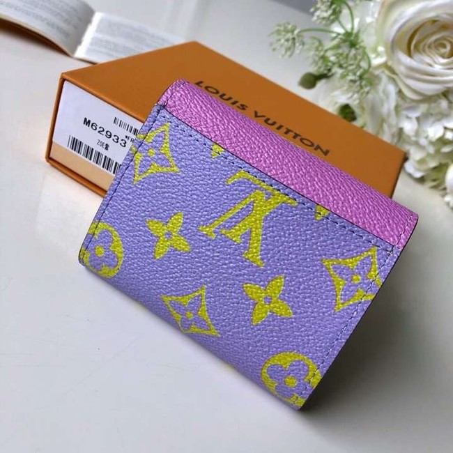 Louis vuitton original ZOE WALLET M62933 purple