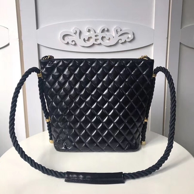 Chanel hobo handbag AS0076 black