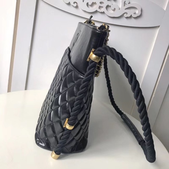 Chanel hobo handbag AS0076 black