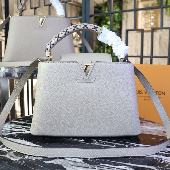 Louis Vuitton CAPUCINES PM M52388 light gray