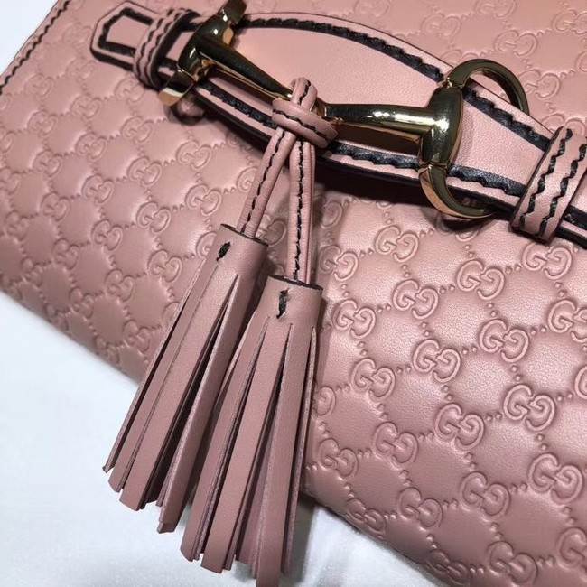 Gucci Mini leather bag 449636 pink