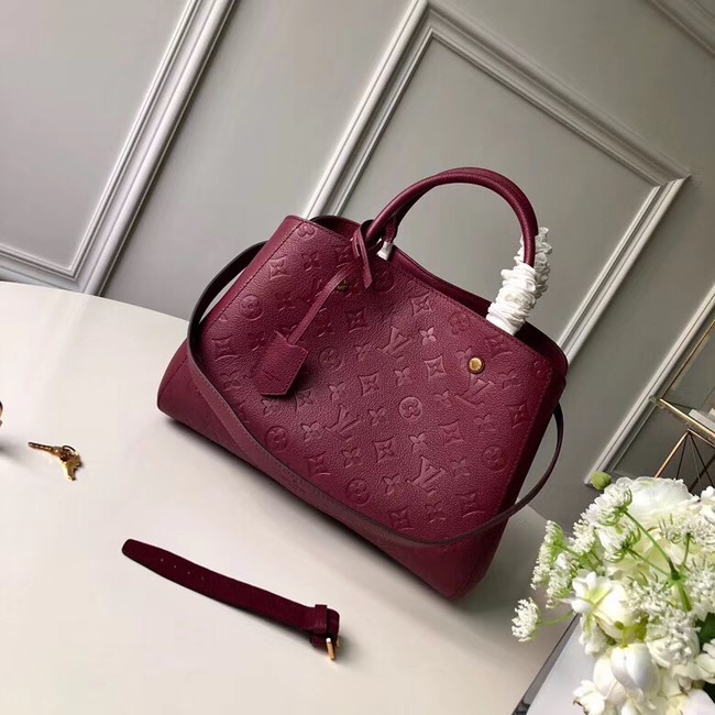 Louis vuitton original MONTAIGNE MM M44311 fuchsia