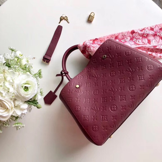 Louis vuitton original MONTAIGNE MM M44311 fuchsia