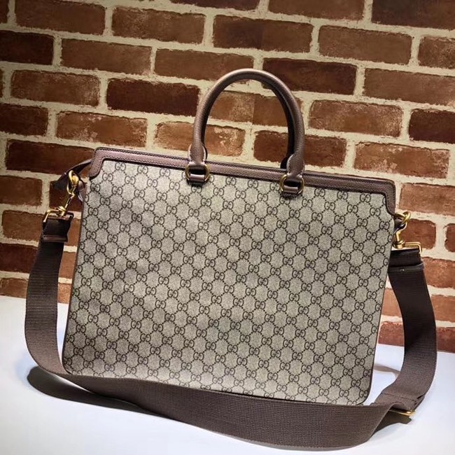 Gucci Ophidia GG briefcase 547970 brown