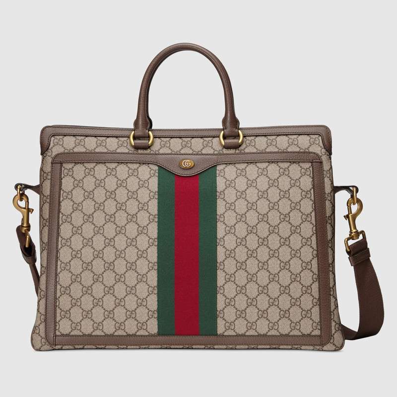 Gucci Ophidia GG briefcase 547970 brown