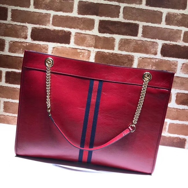 Gucci Rajah large tote 537219 red