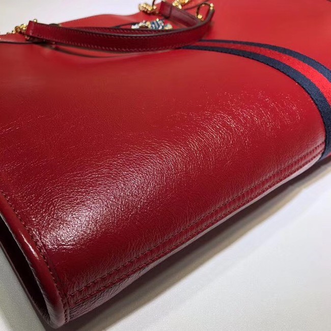 Gucci Rajah large tote 537219 red