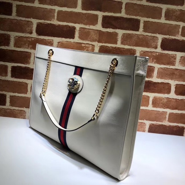 Gucci Rajah large tote 537219 white