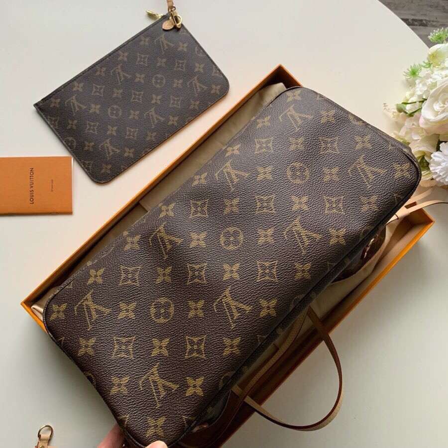 Louis Vuitton Original Monogram Canvas NEVERFULL MM M44364