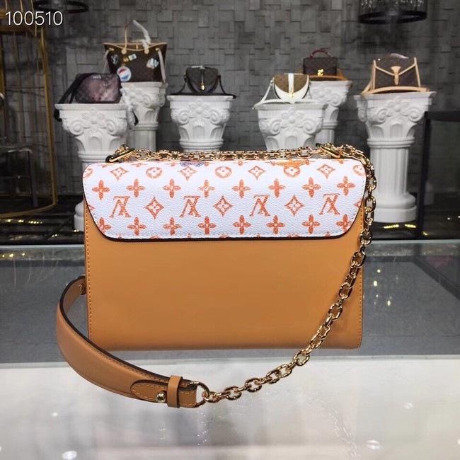 Louis Vuitton TWIST MM M50282 white&orange