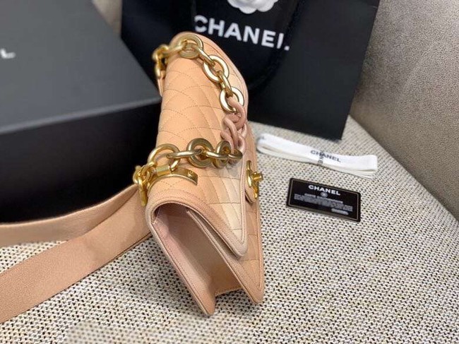 Chanel flap bag AS0062 apricot